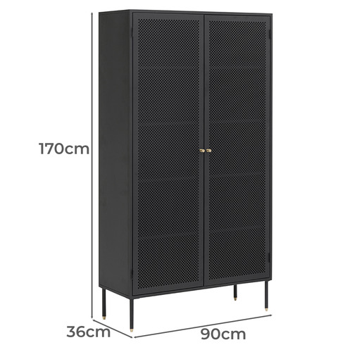 2 door deals tall cabinet